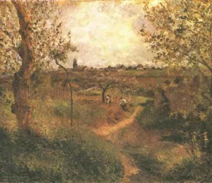 A Path Across the Fields by Camille Pissarro Art