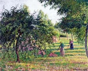 Apple Trees and Tedders, Eragny by Art