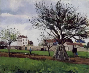 Apple Trees at Pontoise also known as The Home of Pere Gallien by Camille Pissarro Art