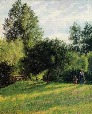Apple Trees, Sunset, Eragny by Art