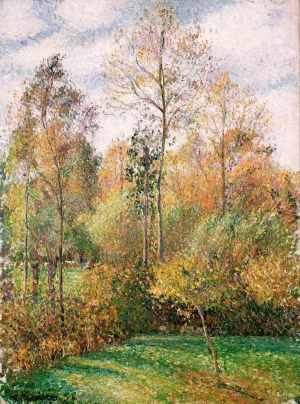 Automne, Peupliers, Eragny by Camille Pissarro Art