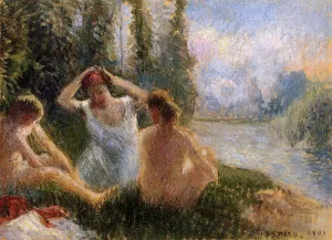 Bathers Seated on the Banks of a River by Art