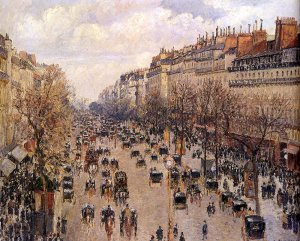 Boulevard Montmarte by Camille Pissarro Art