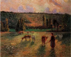 Cowherd at Eragny by Art