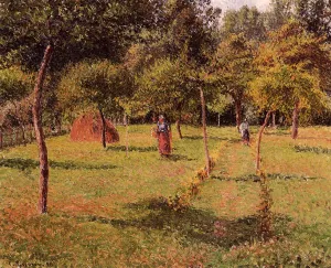 Enclosed Field at Eragny by Art