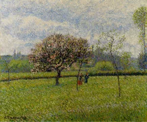 Flowering Apple Trees at Eragny by Art