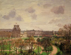 Garden of the Louvre: Morning, Grey Weather by Art