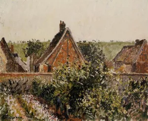 Harvest in the Orchard, Eragny by Camille Pissarro - Hand-Painted Oil Painting Reproduction