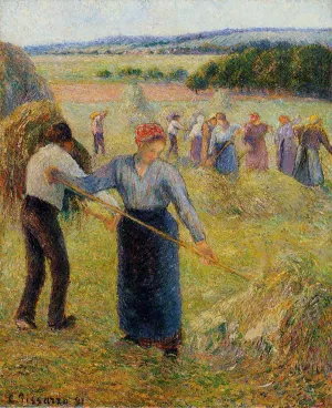 Haymaking at Eragny by Art