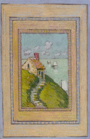 House on a Cliff by Art