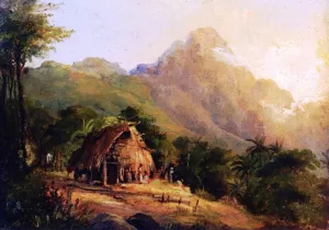 Hut in a Mountainous Landscape, Galipan by Art