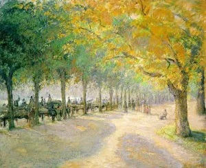 Hyde Park, London by Camille Pissarro Art