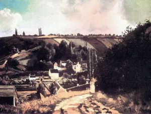 Jalais Hill by Camille Pissarro - Hand-Painted Oil Painting Reproduction