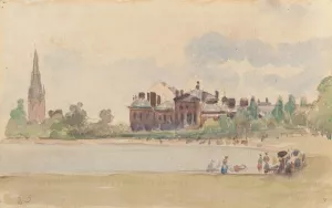 Kensington Gardens, London by Camille Pissarro - Hand-Painted Oil Painting Reproduction