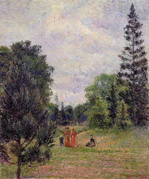 Kew Gardens, Crossroads Near the Pond by Camille Pissarro Art