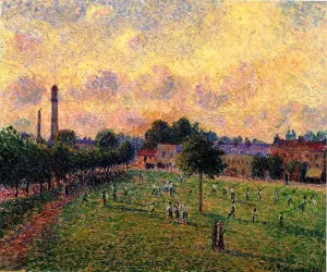 Kew Gardens by Camille Pissarro - Hand-Painted Oil Painting Reproduction