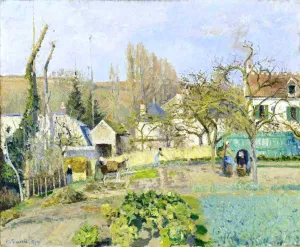 Kitchen Garden at l'Ermitage, Pontoise by Art