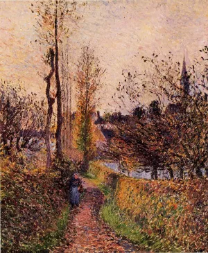 La Sentier de Basincourt by Camille Pissarro Art