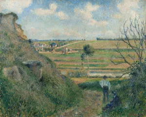 Landscape, Bazincourt by Camille Pissarro - Hand-Painted Oil Painting Reproduction