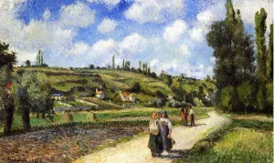 Landscape near Pontoise, the Auvers Road by Art