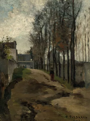 Le Chemin, paysage hivernal by Art
