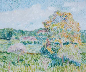 Le Grand Noyer a Eragny, Automne by Camille Pissarro - Hand-Painted Oil Painting Reproduction