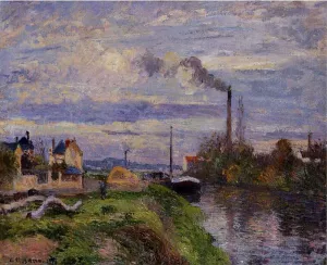 Le Quai du Pothuis a Pontoise by Art