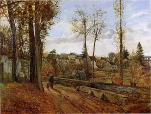 Louveciennes by Camille Pissarro - Hand-Painted Oil Painting Reproduction