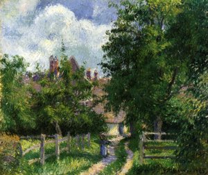 main product photo of Neaufles-Sant-Martin, Near Gisors painting by Camille Pissarro