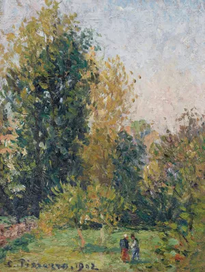 Paysage Avec Deux Personnages, eragny, Automne by Art