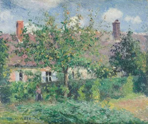 Peasant House at Eragny by Camille Pissarro - Hand-Painted Oil Painting Reproduction