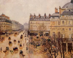 Place du Theatre Francais: Rain Effect by Art