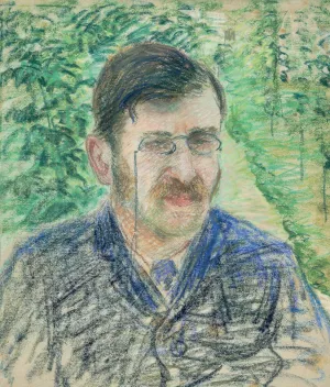 Portrait d'Alfred Isaacson by Camille Pissarro - Hand-Painted Oil Painting Reproduction