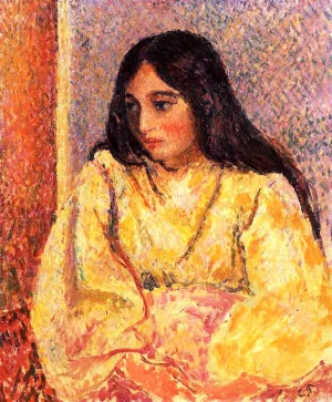 Portrait of Jeanne II by Camille Pissarro Art