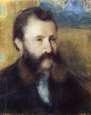 Portrait of Monsieur Louis Estruc by Camille Pissarro - Hand-Painted Oil Painting Reproduction