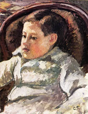Portrait of Paulemile II by Camille Pissarro - Hand-Painted Oil Painting Reproduction