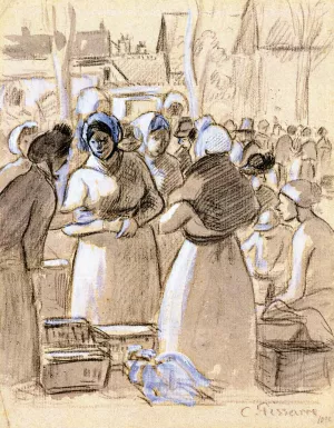 Poultry Market in Gisors by Art
