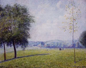 Primrose Hill, Regent's Park by Camille Pissarro - Hand-Painted Oil Painting Reproduction