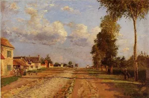 Road to Racquencourt by Camille Pissarro Art