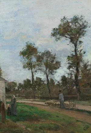 Route a Louveciennes by Camille Pissarro Art