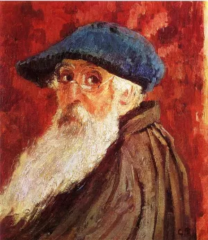 Self Portrait 2 by Camille Pissarro - Hand-Painted Oil Painting Reproduction