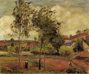 Strong Winds, Pontoise by Camille Pissarro Art