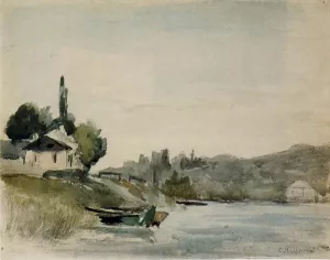 The Banks of the Marne at Cennevieres by Art