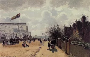 The Chrystal Palace, London by Camille Pissarro Art