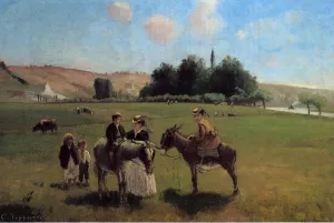 The Donkey Ride at Le Roche Guyon by Art
