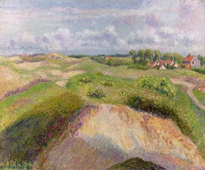 The Dunes at Knocke, Belgium by Camille Pissarro - Hand-Painted Oil Painting Reproduction
