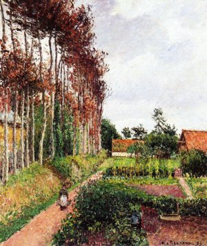 Main Product Photo of The Field by the Ango Inn, Varengeville Painting by Camille Pissarro