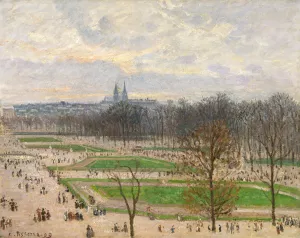 The Garden of the Tuileries on a Winter Afternoon by Art
