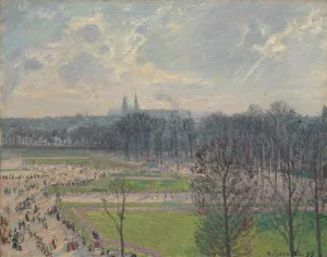 The Garden of the Tuileries on a Winter Afternoon by Art
