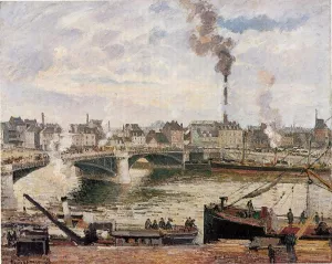 The Great Bridge, Rouen also known as The Pont Boieldieu, Rouen by Art